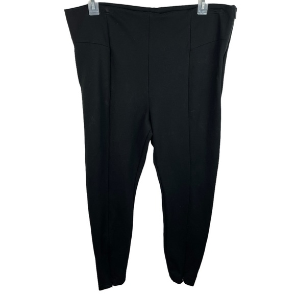 Good American | Black The Boss Zip Cuff Skinny Pants Leggings - Picture 1 of 8
